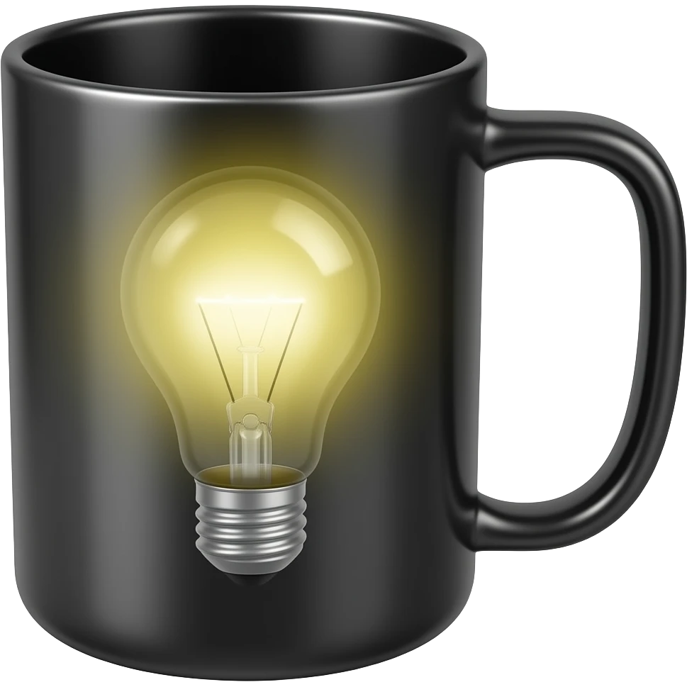 mate vaso de acero color total negro con bombilla emoji