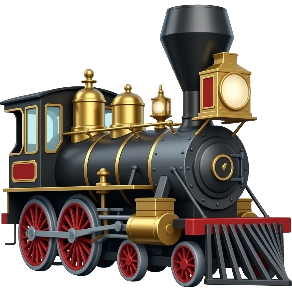 19th black classic locomotive emoji