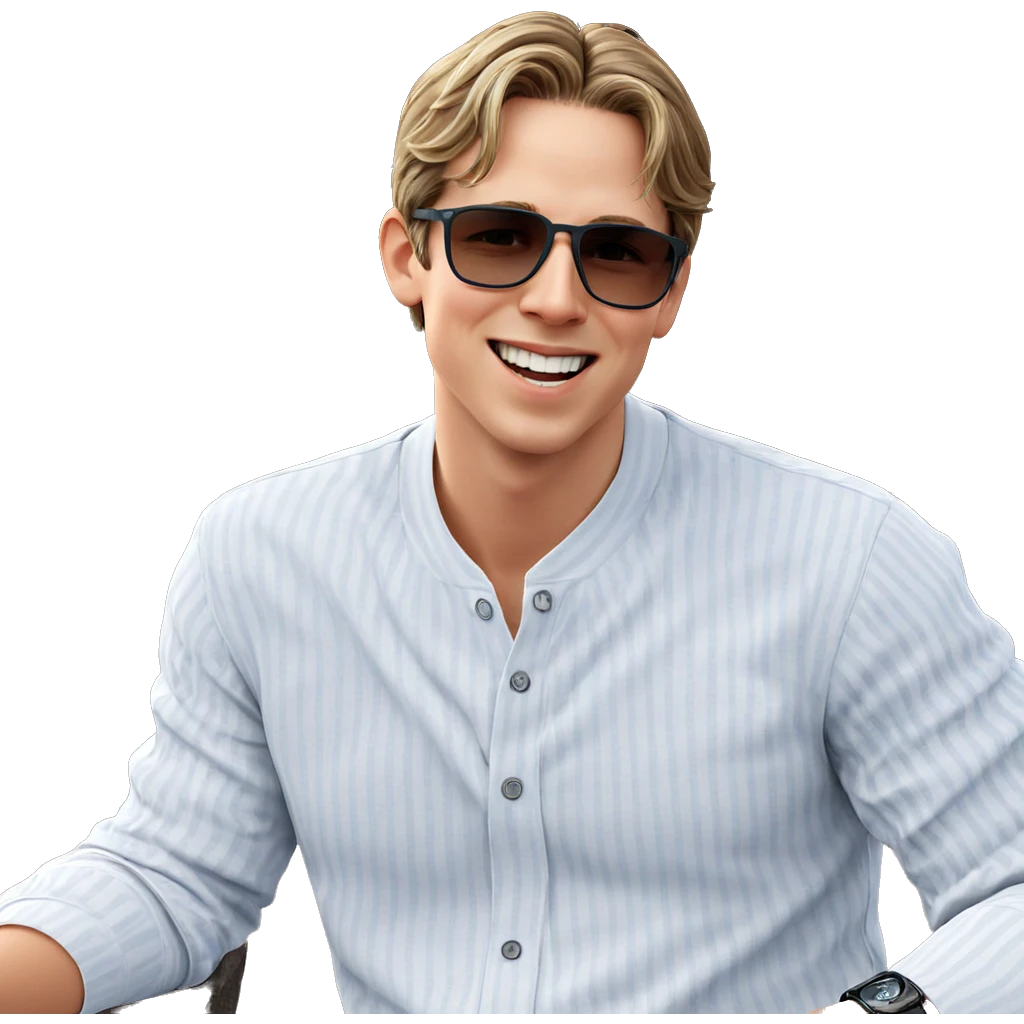 smiling boy in sunglasses outdoors emoji