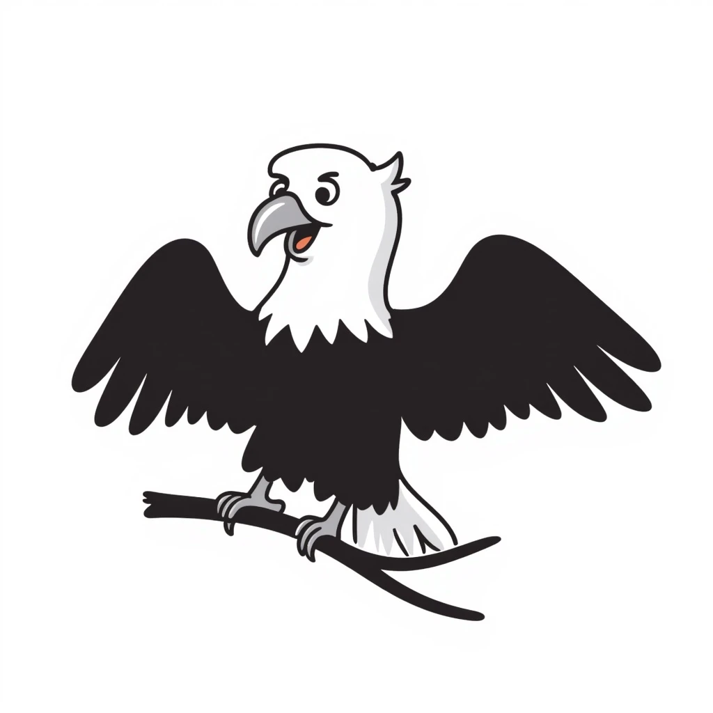 Bald eagle emoji