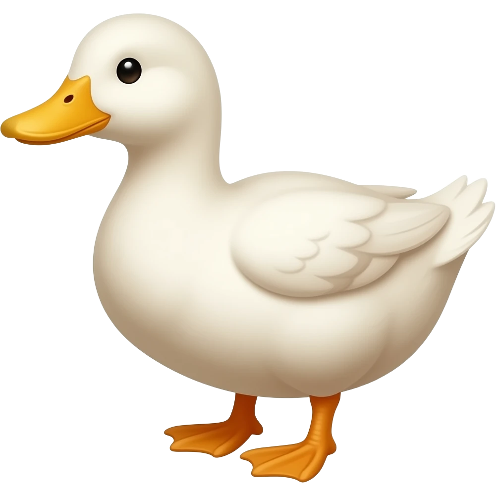 White Duck emoji