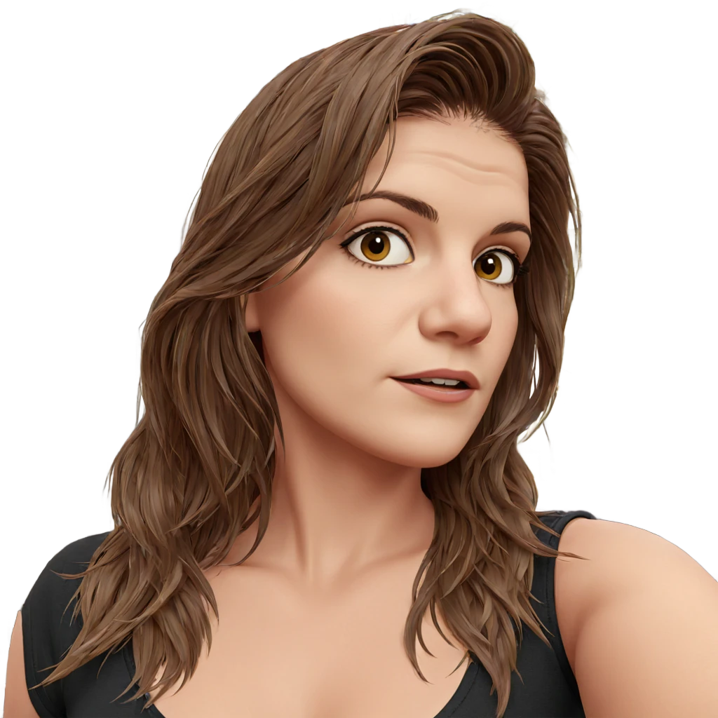 girl with brown eyes outdoors emoji