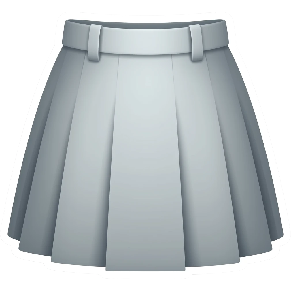 I need  very very small  sticker skirt emoj emoji