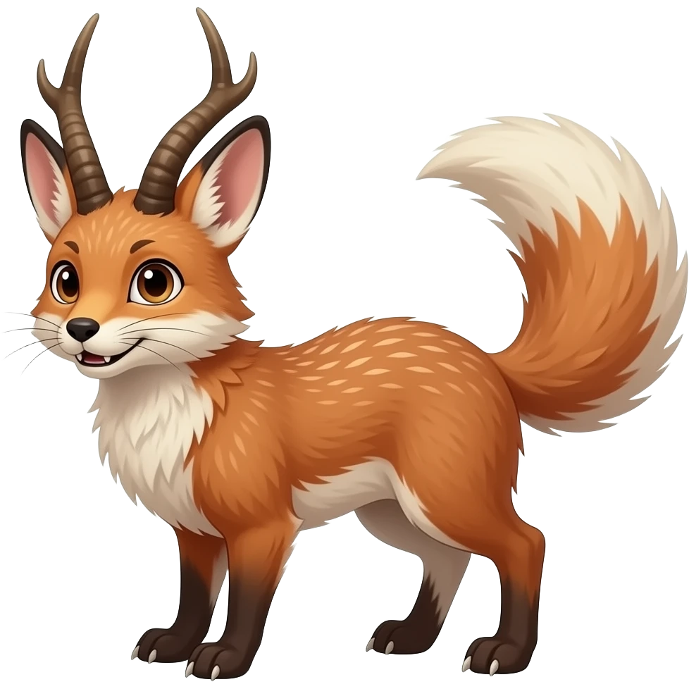 Jackalope-Fox-hybrid emoji