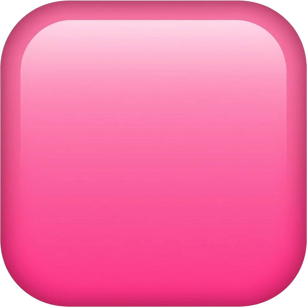 A square pink emoji
