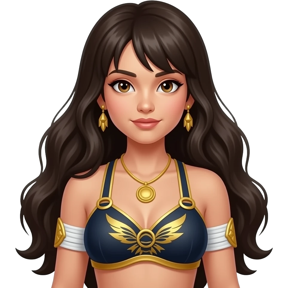 sexy Muay thai female monster remove everything but the girl and change her hair to dark also make her naked More monster, more naked emoji