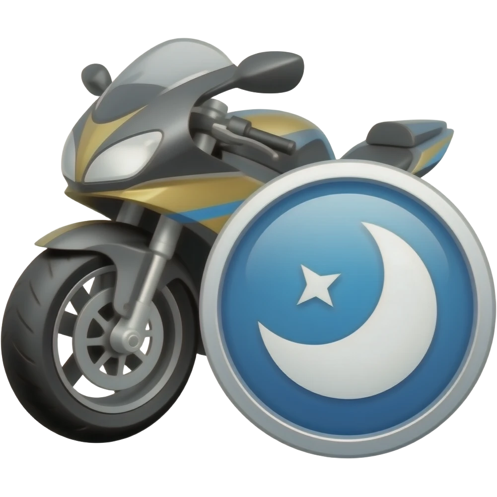 Can you make me an emoji that ties in all my favorite things? The band Sleep token, sport motercycles, cars emoji