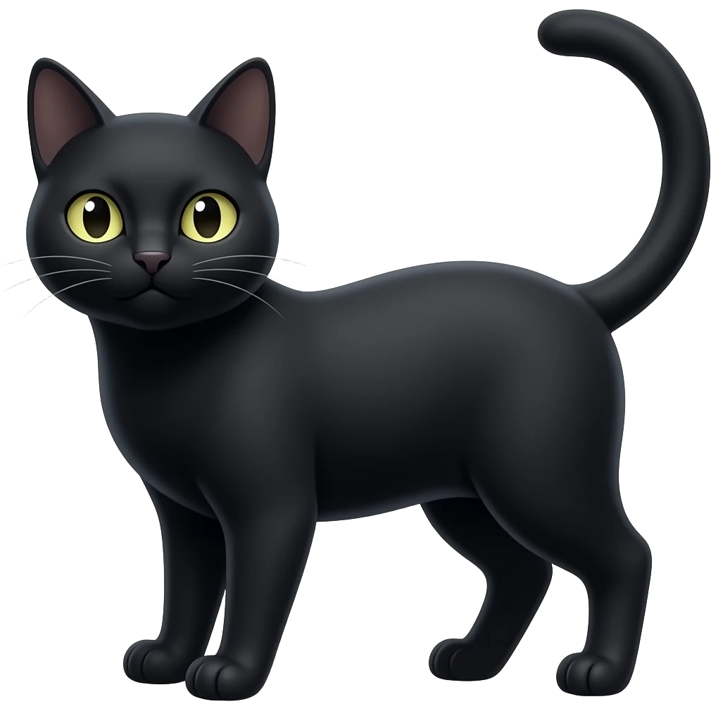 cat black emoji