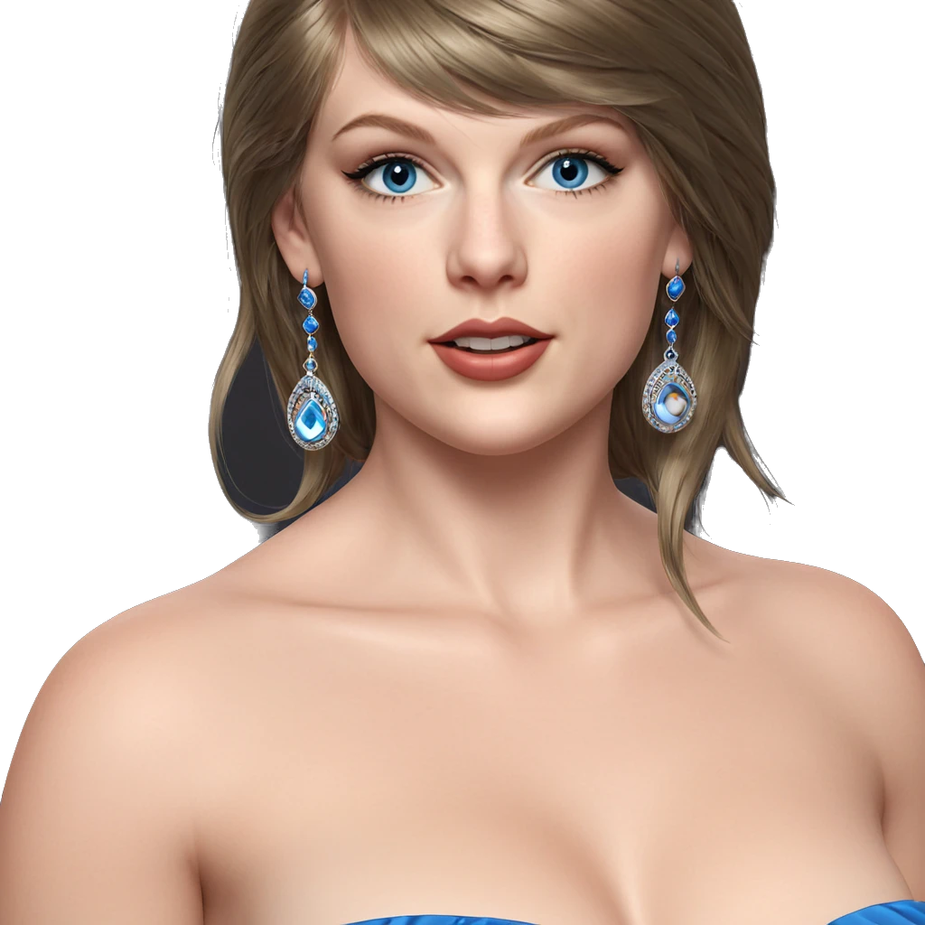 blue-eyed beauty in dress emoji