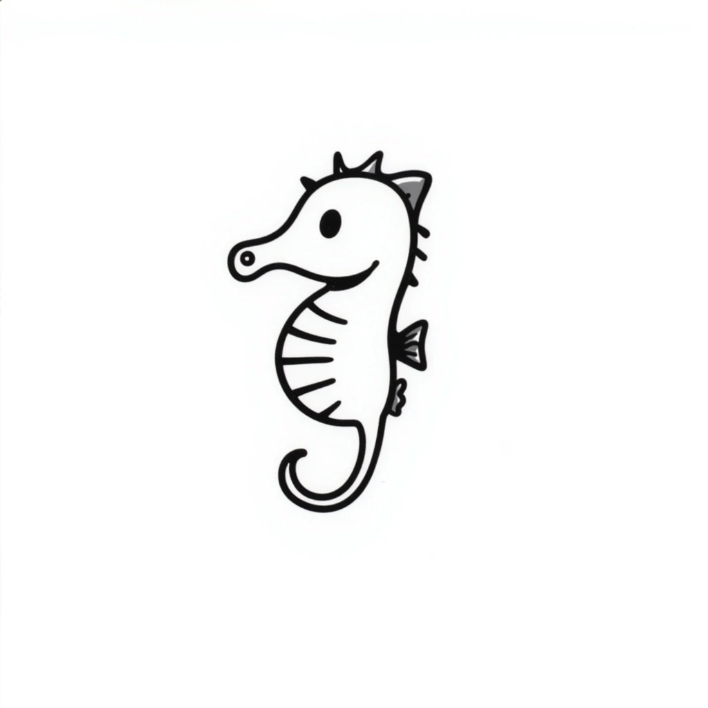 A seahorse emoji