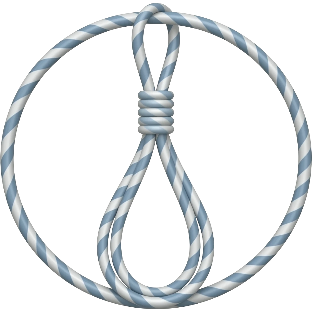 one single loose cord dangling emoji