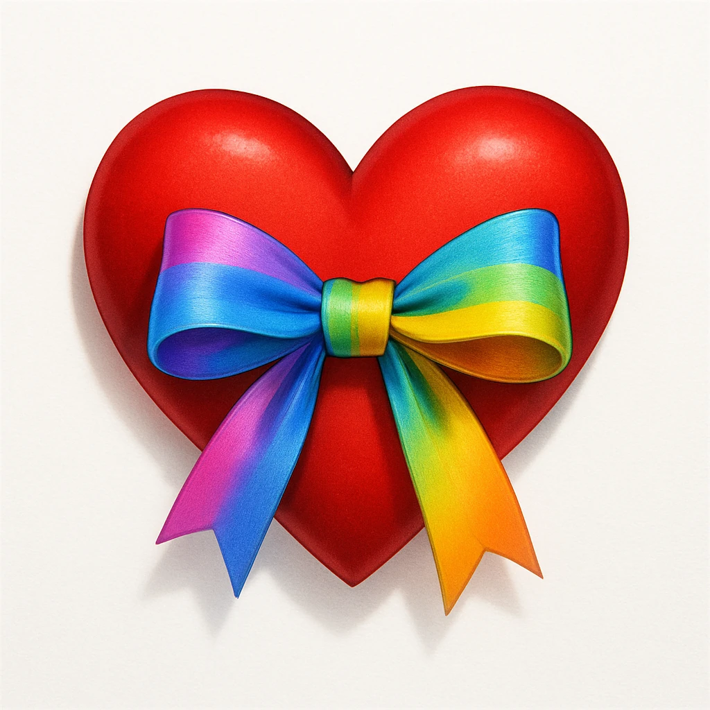 heart with a bow emoji