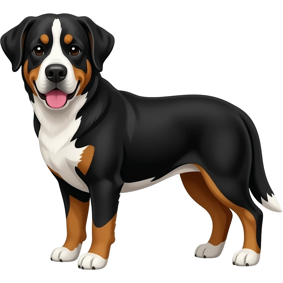 Greater Swiss mountain dog emoji