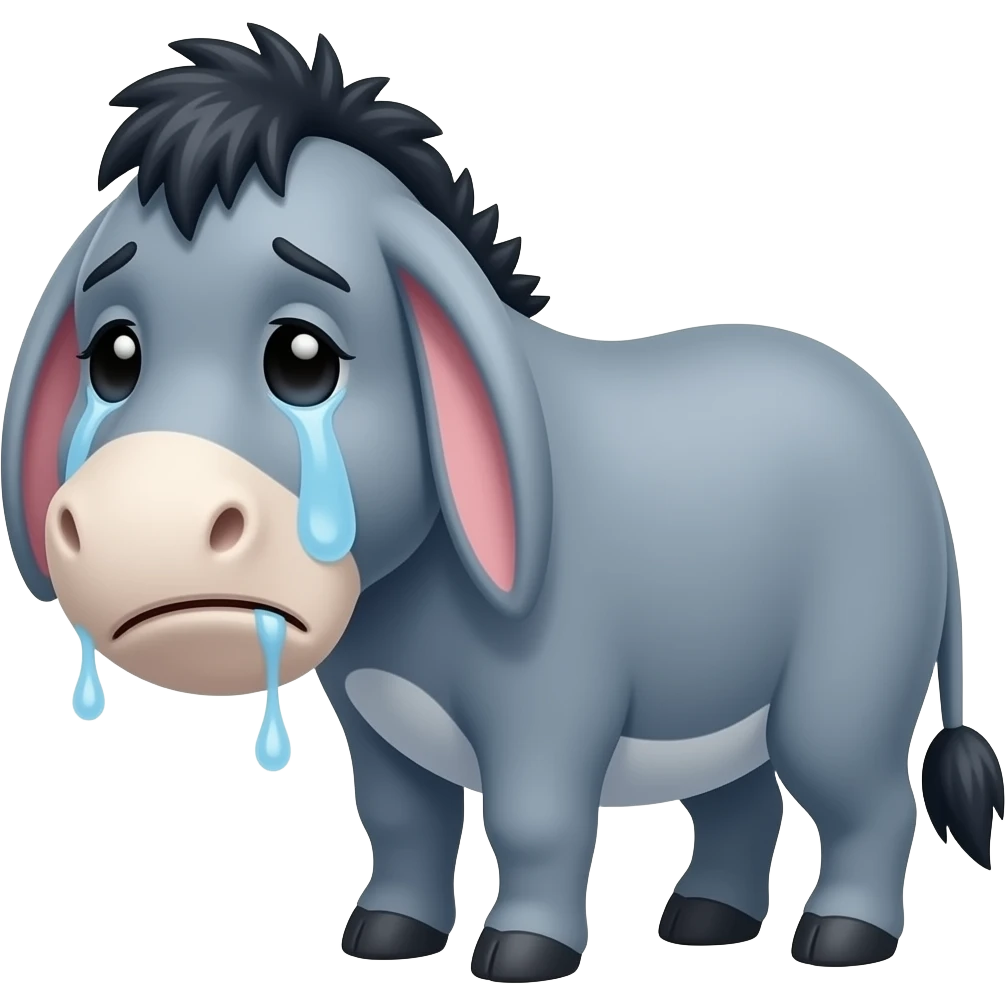 eeyore very sad emoji