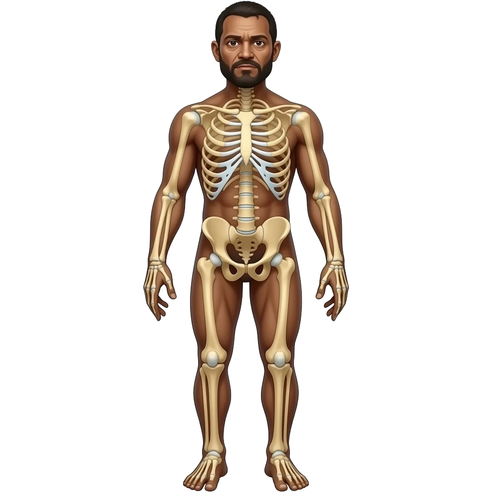 Homo heidelbergensis full body emoji