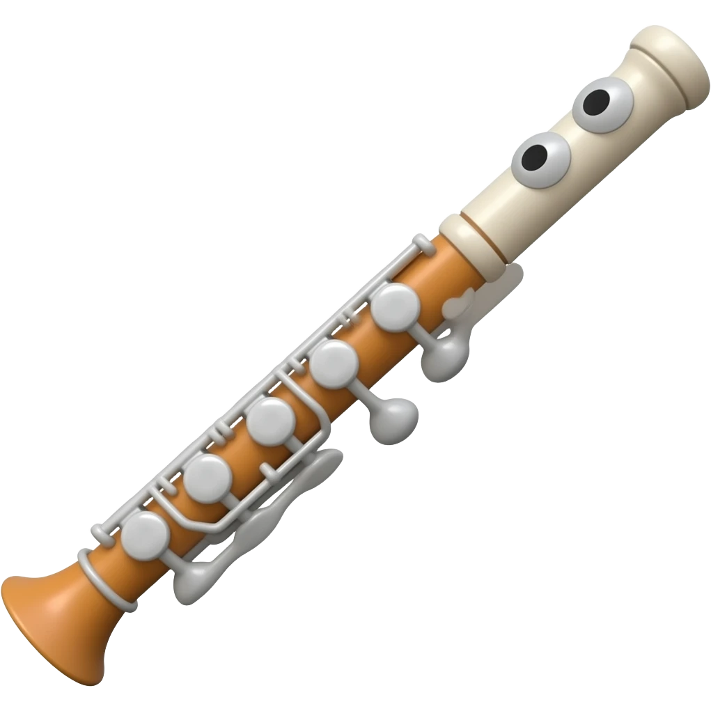 Aesthic flute design for insta bio emoji