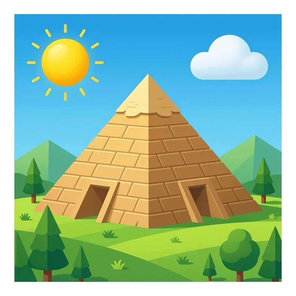 pyramid emoji