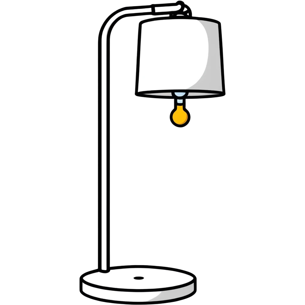 Lámpara estilo nórdica cilindro emoji