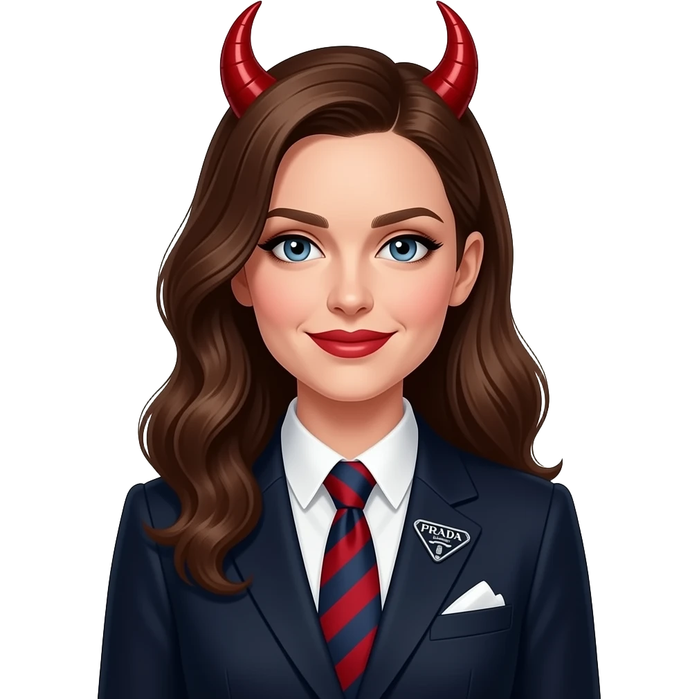 anne hathaway devil wear prada secretary emoji