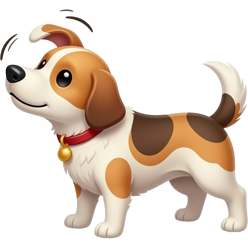 dog shaking head emoji