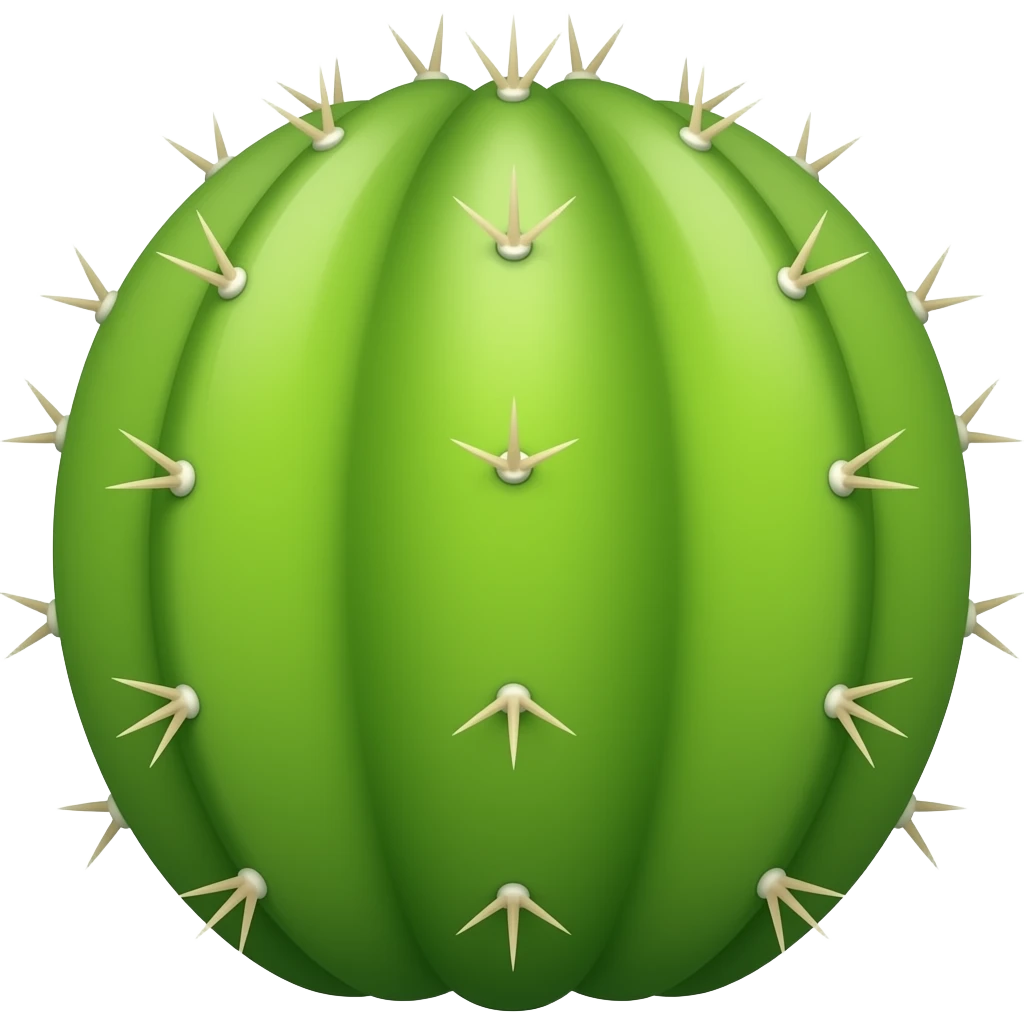 cactus head emoji