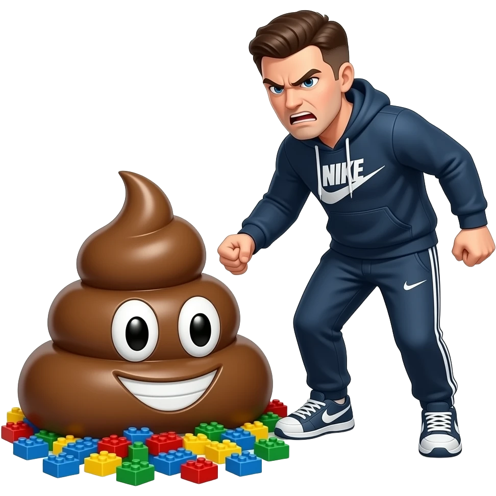 Sport Nike exploring poop Lego 😠 emoji