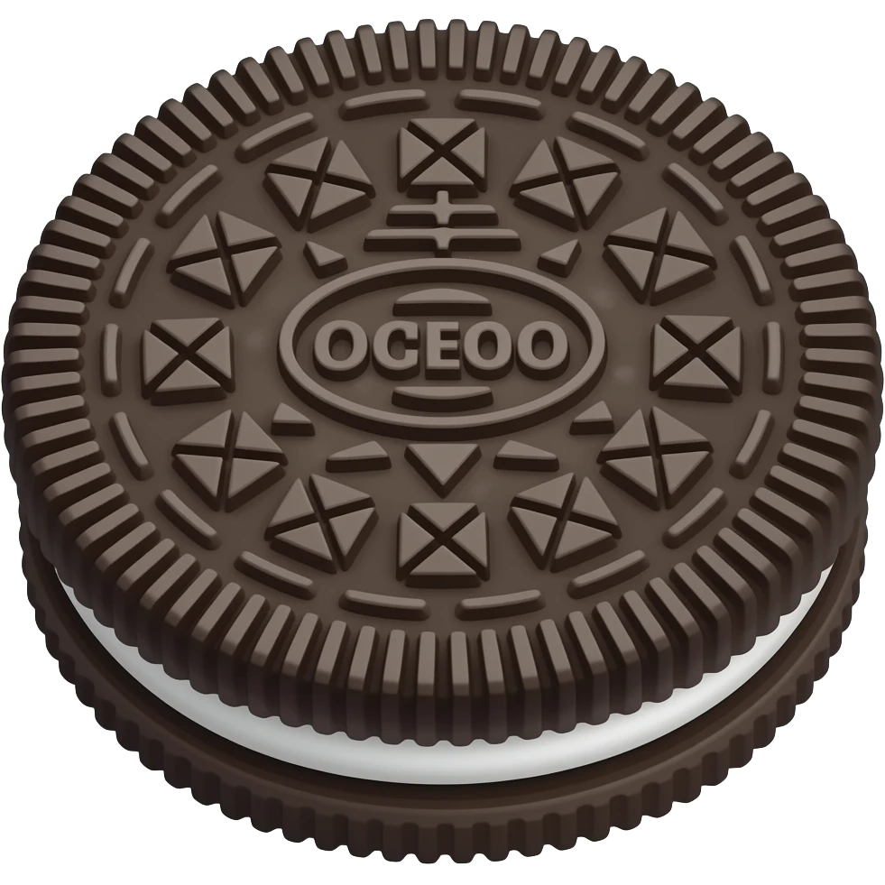 Oreo bisket Make it in emoji for text emoji