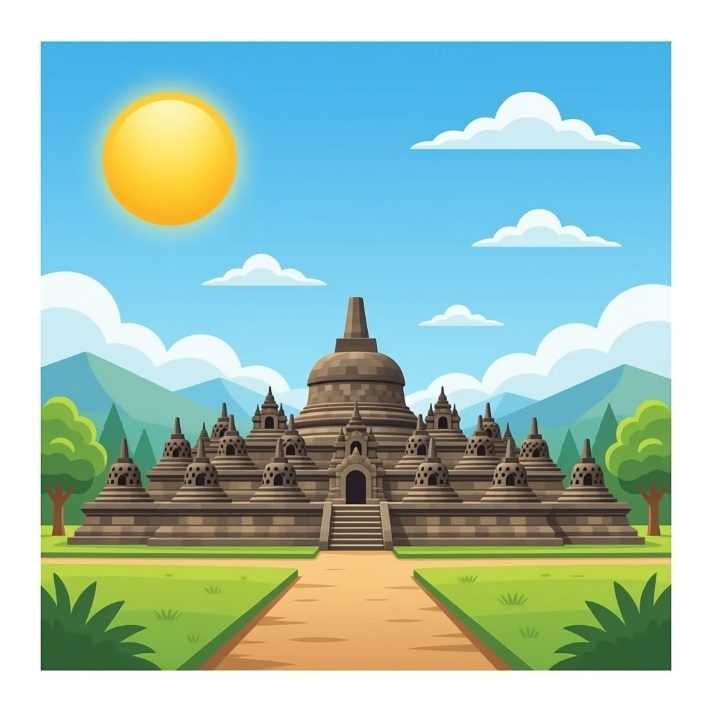 Borobudur emoji