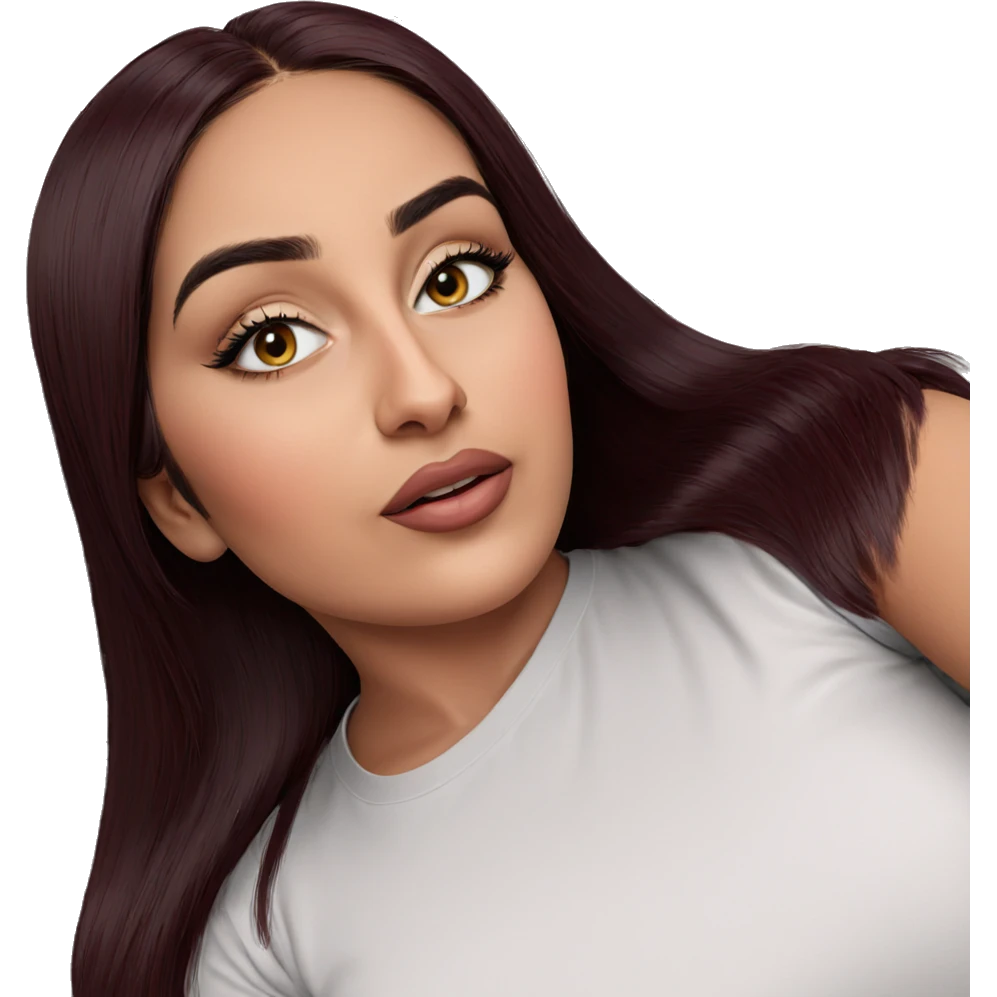 realistic portrait of girl emoji