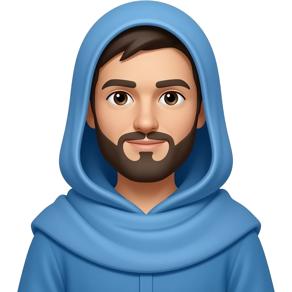 Change the robe to blue emoji