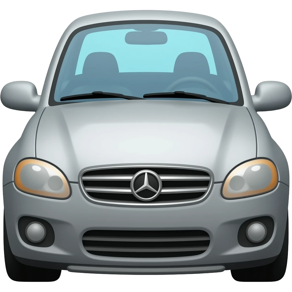 distorted car emoji