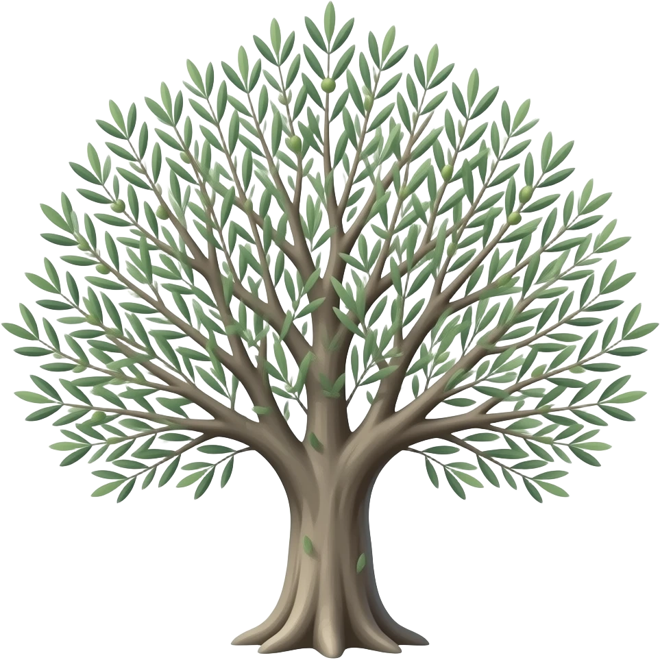 cinematic - white bare olive tree emoji