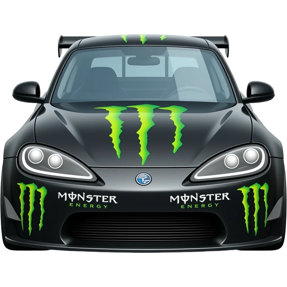 Monster Energy's car emoji