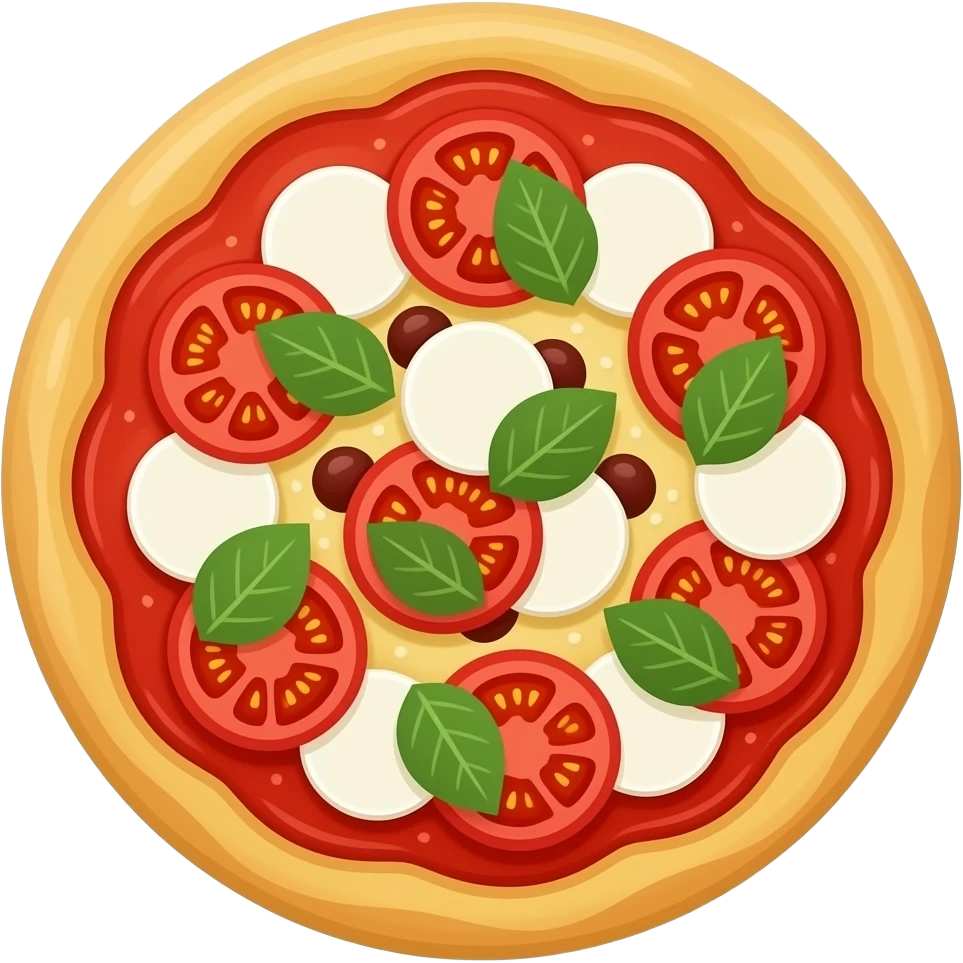 Pizza margherita emoji