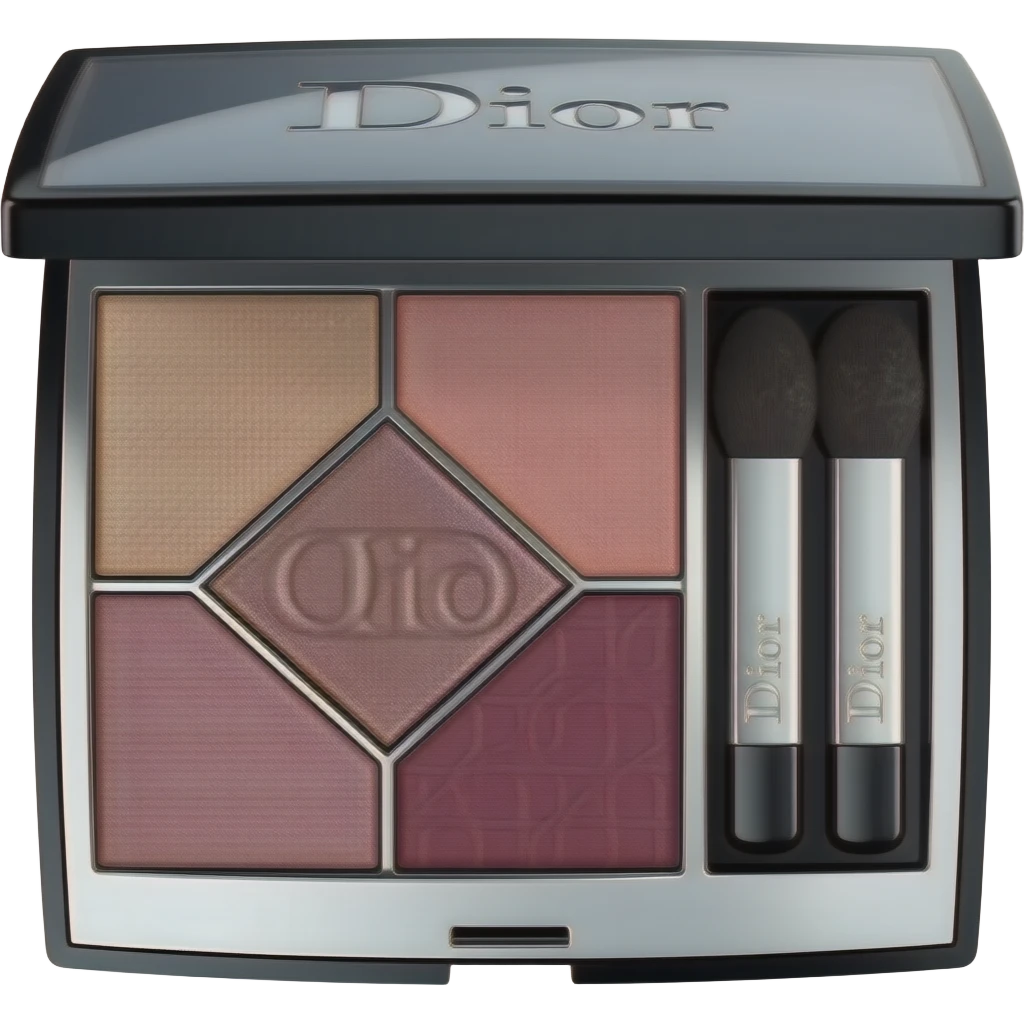 Dior highlighter palette burgundy colours emoji