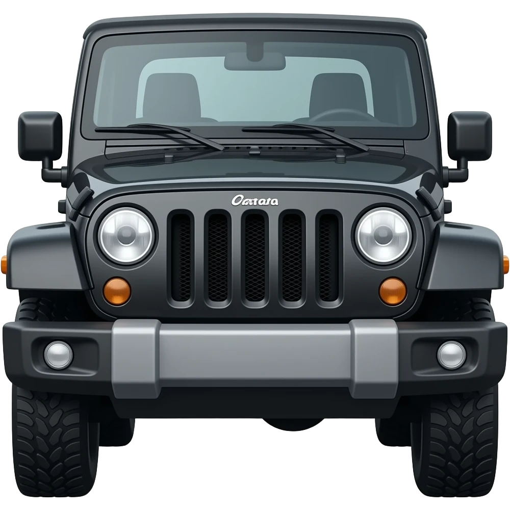 Mahindra thar black emoji