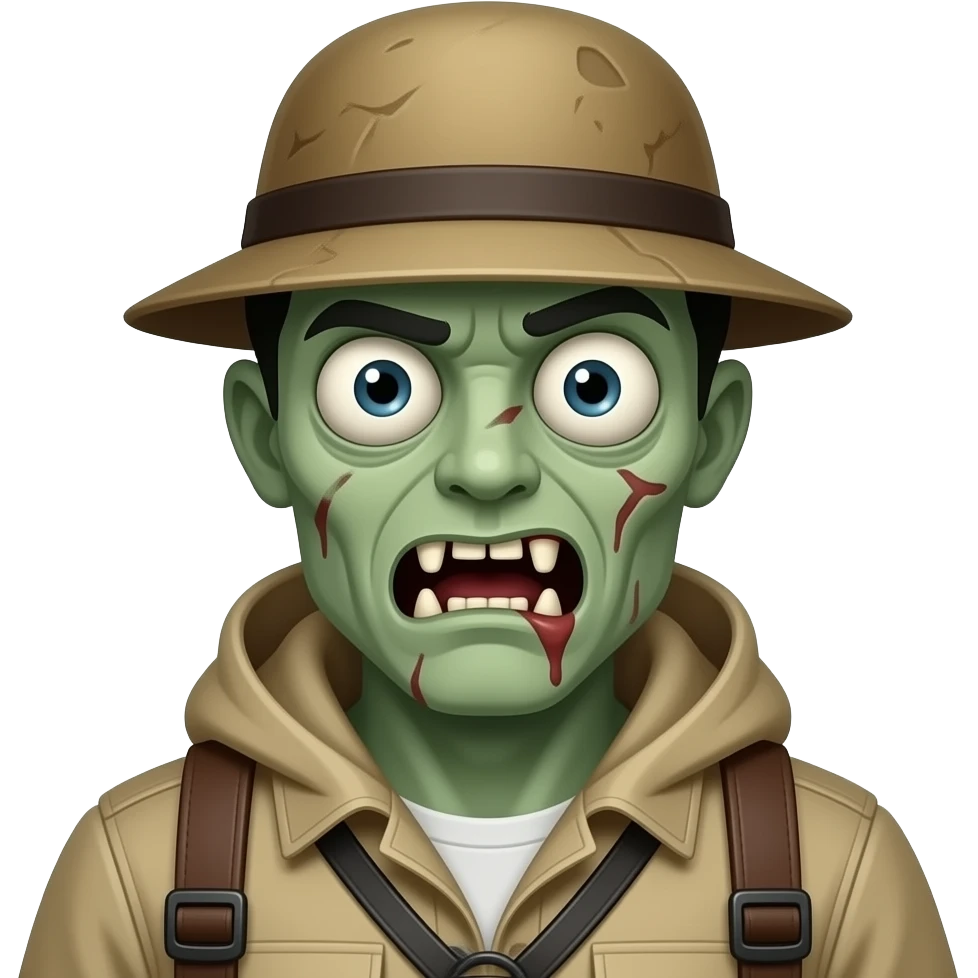 Explorers zombie emoji