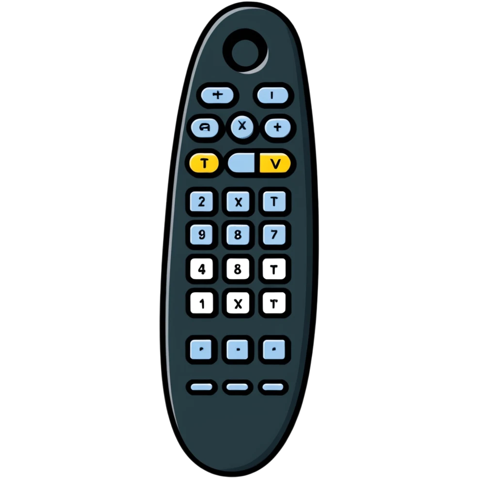 Sony TV remote control emoji