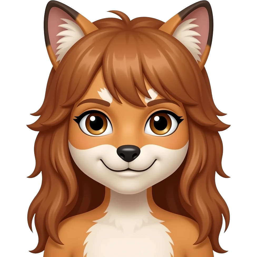 A Therian girl. emoji