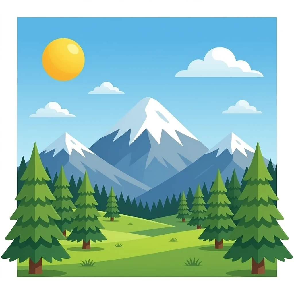 montañas emoji emoji