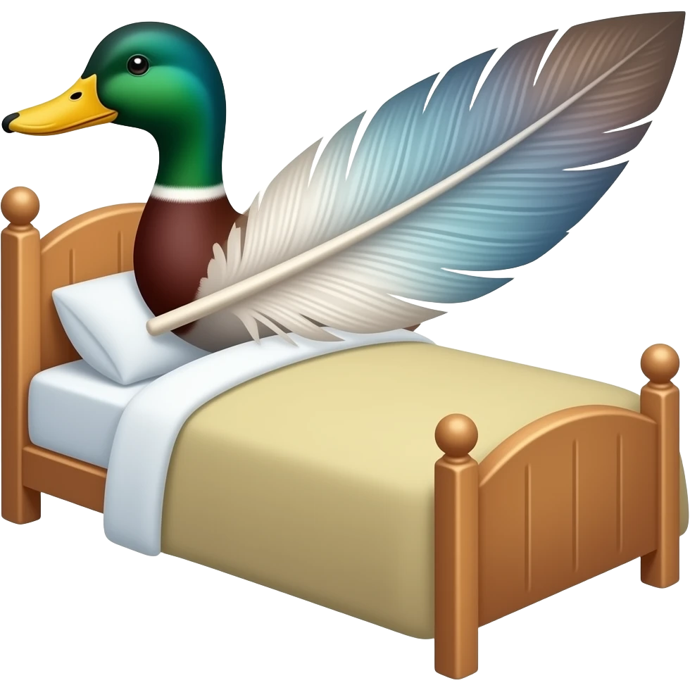 🪶🦆🛏️ emoji