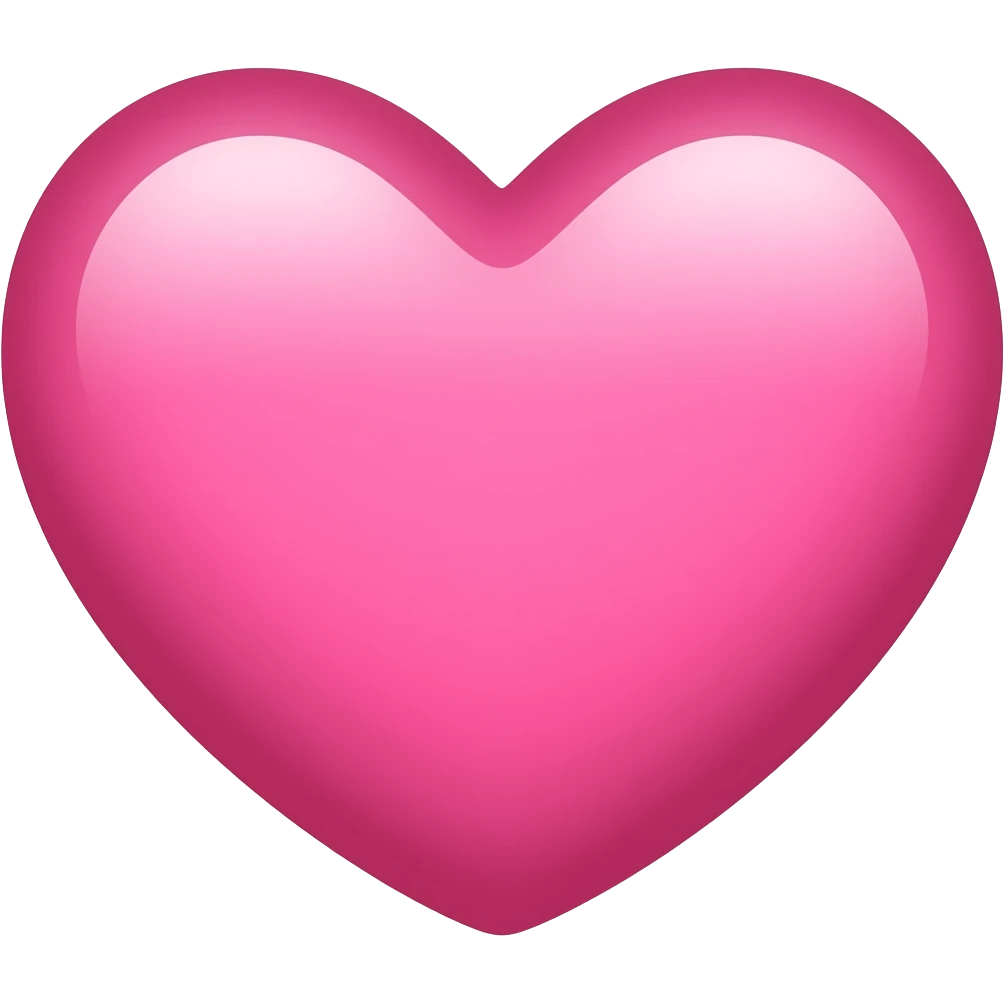 Light pink heart emoji
