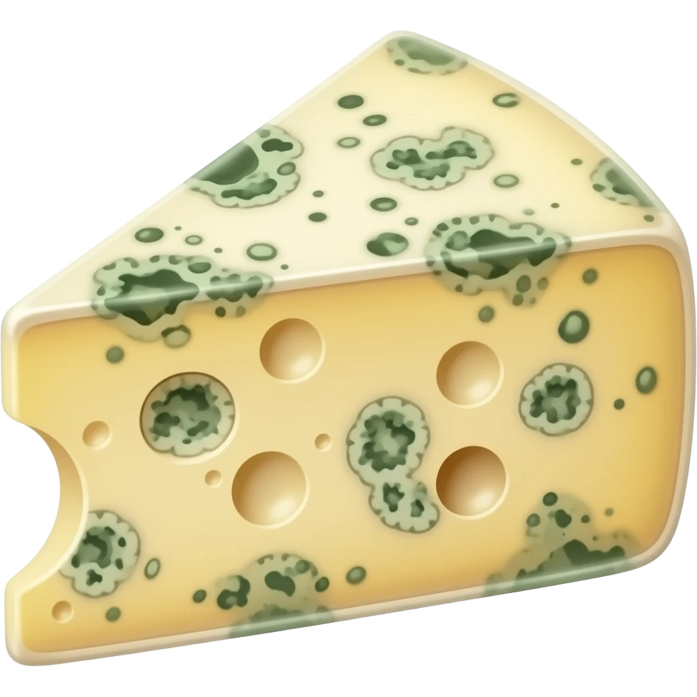 Moldy cheese emoji
