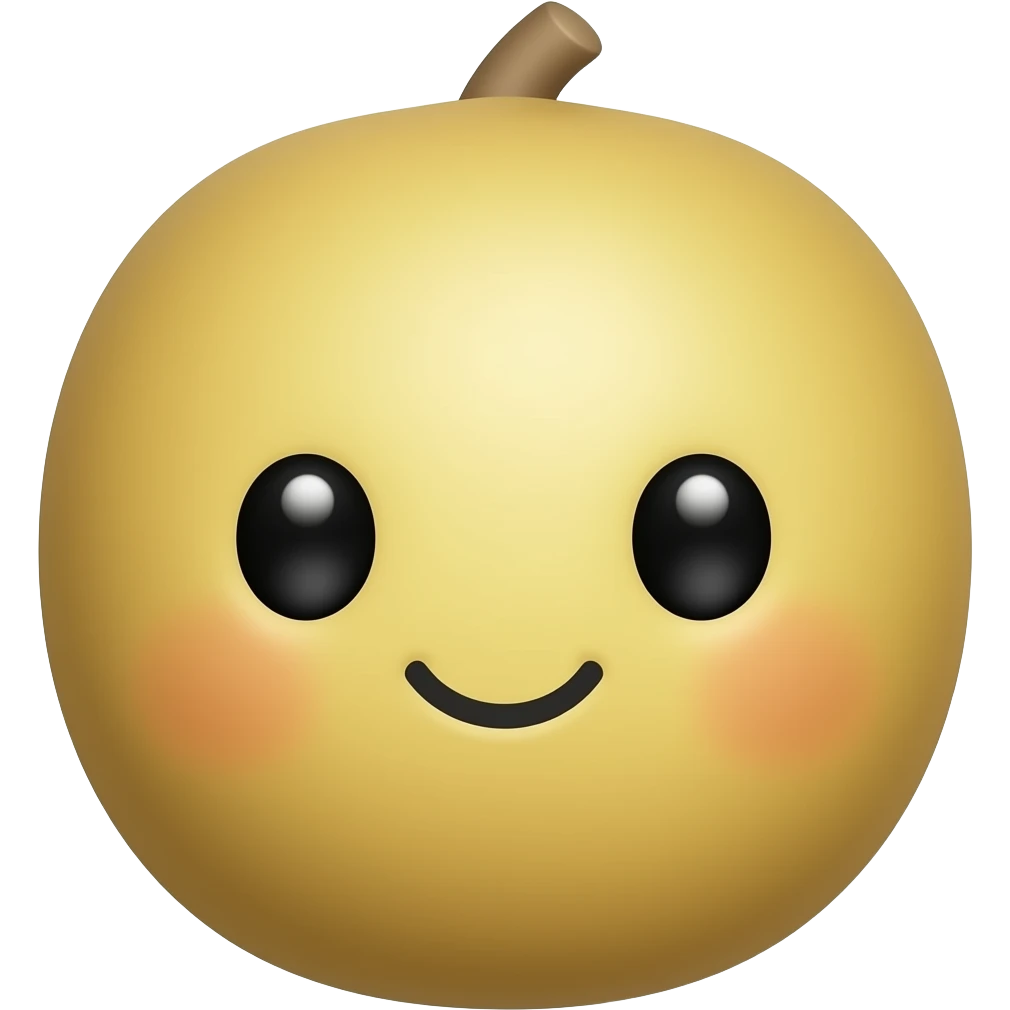 Kawaii petai emoji