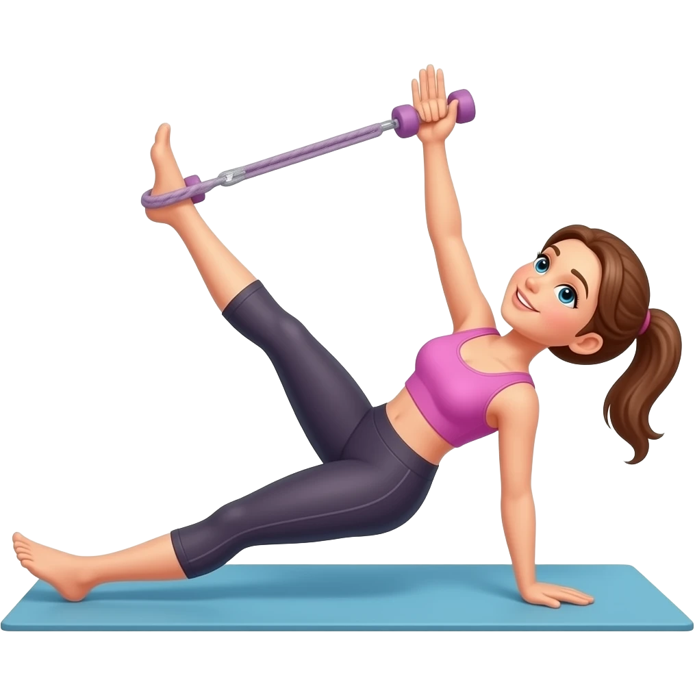 woman pilates emoji