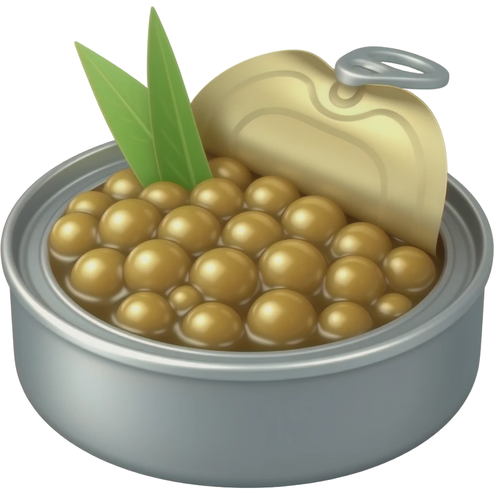 A can of caviar emoji