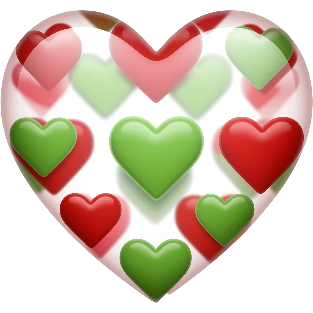 ❤️💚 mix emoji