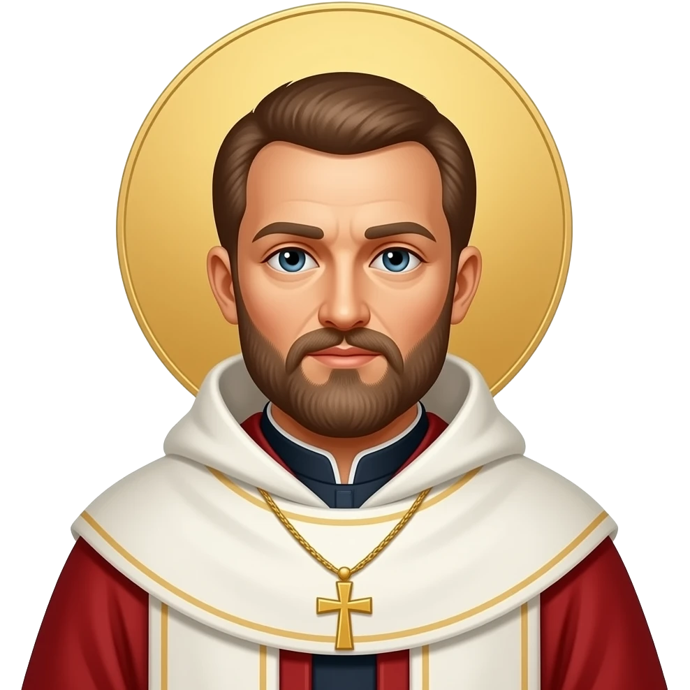 Coptic deacons white garment red patrasheel emoji