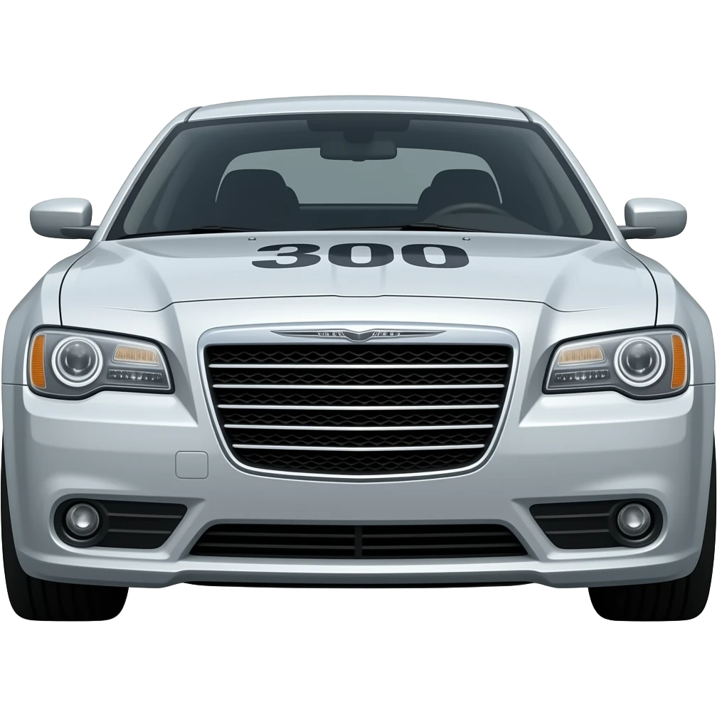 Make it say 300 with the Chrysler 300 , 300 sticker font emoji