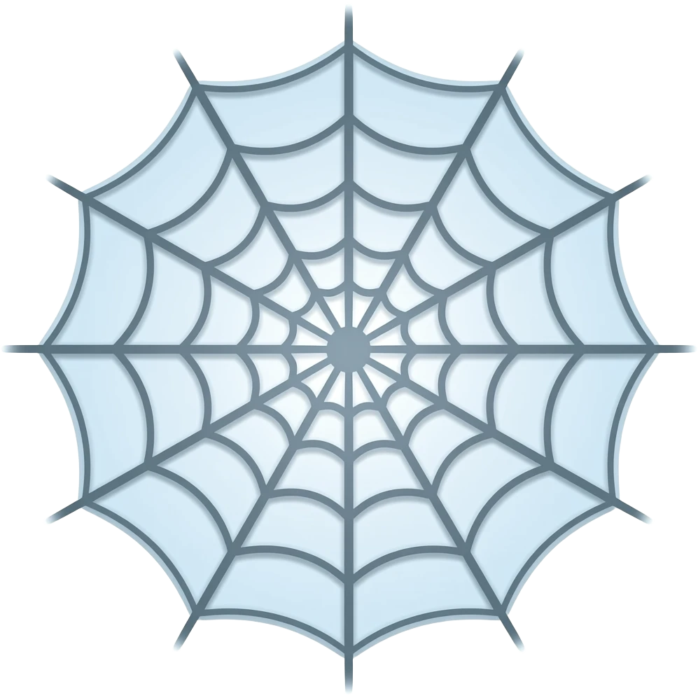Spider web emoji